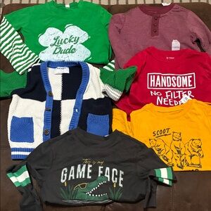 Assorted toddler boys tops